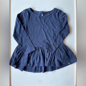 Long sleeve peplum top